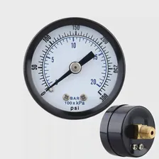 0-20bar 0-300psi Мини Манометр Манометр Воздушный Компрессор Пневматический Гидравлический Измеритель давления Жидкости Тестер