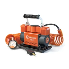AGR-75 Компрессор воздушный АГРЕССОР, 75 л./мин., 12V/30A, 300W, 10 Атм., двухпоршневой, шланг 8 м.