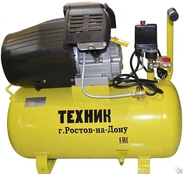 Воздушный компрессор ТЕХНИК КМ-5002 50л 2,3кВт 440л/мин-0