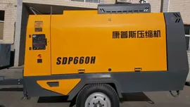 Дизельный винт портативный воздушный компрессор Портативный дизельный двигатель управляемый воздушный компрессор