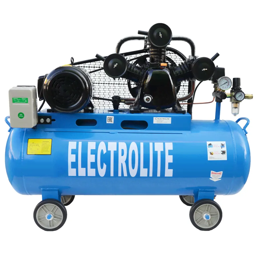 Компрессор воздушный ELECTROLITE 660/100-3 380В масляный-0