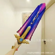 Воздушный шар фольгированный Меч игрушка для мальчика