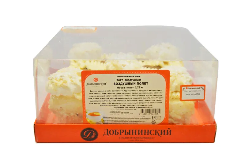 Торт Добрынинский Воздушный полет, 750г-1