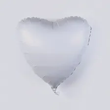 Воздушный шар «Белое сердце»