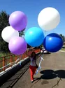 Шарик воздушный Гигант, 100 см, в ассортименте 6 цветов