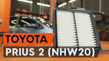 Cómo cambiar los filtro de aire en TOYOTA PRIUS 2 (NHW20) [VÍDEO TUTORIAL DE AUTODOC]