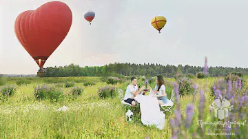 Невероятное свидание в поле и Полет на воздушном шаре в форме сердца! © Простые Радости